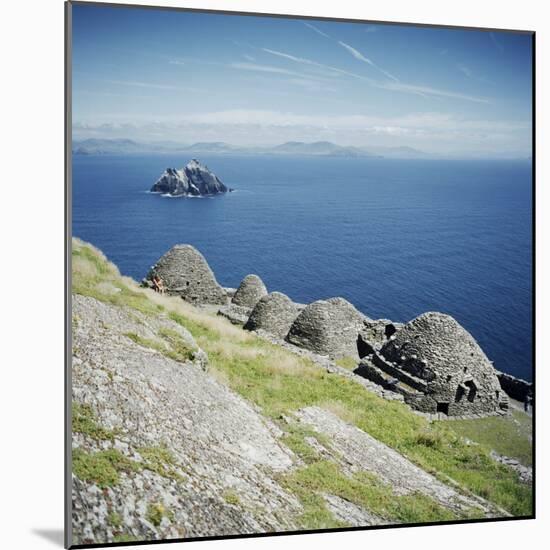 Ancient Monastic Settlement in Skellig Michael, County Kerry, Munster, Republic of Ireland-Andrew Mcconnell-Mounted Photographic Print