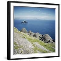 Ancient Monastic Settlement in Skellig Michael, County Kerry, Munster, Republic of Ireland-Andrew Mcconnell-Framed Photographic Print