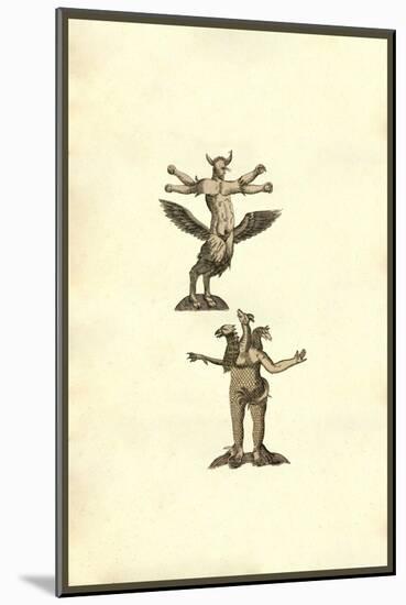 Ancient Monster Men-Ulisse Aldrovandi-Mounted Art Print
