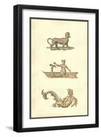 Ancient Monsters-Ulisse Aldrovandi-Framed Art Print