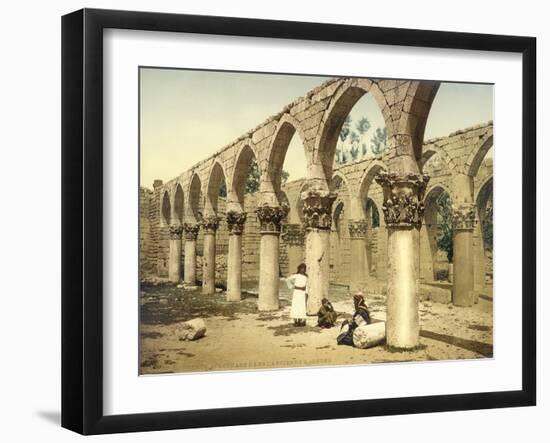 Ancient Mosque, Baalbek, C.1880-1900-null-Framed Photographic Print