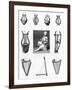 Ancient Musical Instruments-null-Framed Art Print