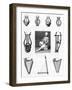 Ancient Musical Instruments-null-Framed Art Print