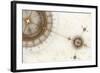 Ancient Nautical Chart, Grunge-Artida-Framed Photographic Print