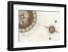 Ancient Nautical Chart, Grunge-Artida-Framed Photographic Print