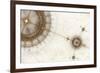 Ancient Nautical Chart, Grunge-Artida-Framed Photographic Print