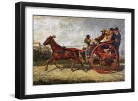 Ancient Neapolitan Horse Trap-Filippo Palizzi-Framed Giclee Print