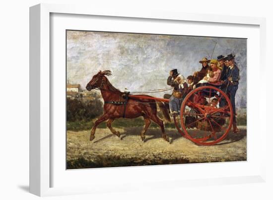 Ancient Neapolitan Horse Trap-Filippo Palizzi-Framed Giclee Print
