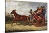 Ancient Neapolitan Horse Trap-Filippo Palizzi-Stretched Canvas