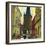 Ancient Network, Prague-Susan Brown-Framed Giclee Print