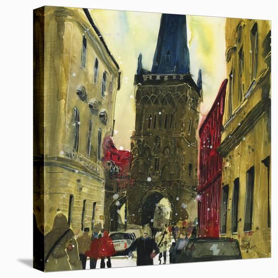 Ancient Network, Prague-Susan Brown-Stretched Canvas