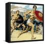 Ancient Olympic Games: the Relay Race, 1922-null-Framed Stretched Canvas