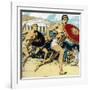 Ancient Olympic Games: the Relay Race, 1922-null-Framed Giclee Print