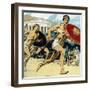 Ancient Olympic Games: the Relay Race, 1922-null-Framed Giclee Print