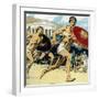 Ancient Olympic Games: the Relay Race, 1922-null-Framed Giclee Print