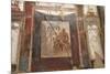 Ancient Painted Roman Fresco in Herculaneum, UNESCO World Heritage Site, Campania, Italy, Europe-Martin Child-Mounted Photographic Print