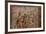 Ancient Painted Roman Fresco in Herculaneum, UNESCO World Heritage Site, Campania, Italy, Europe-Martin Child-Framed Photographic Print