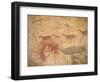 Ancient Paintings in Cave of the Hands, Santa Cruz Province, Patagonia, Argentina-Lin Alder-Framed Photographic Print