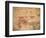 Ancient Paintings in Cave of the Hands, Santa Cruz Province, Patagonia, Argentina-Lin Alder-Framed Photographic Print