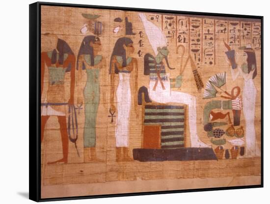 Ancient Papyrus, Cairo Museum of Egyptian Antiquities, Cairo, Egypt-Stuart Westmoreland-Framed Stretched Canvas