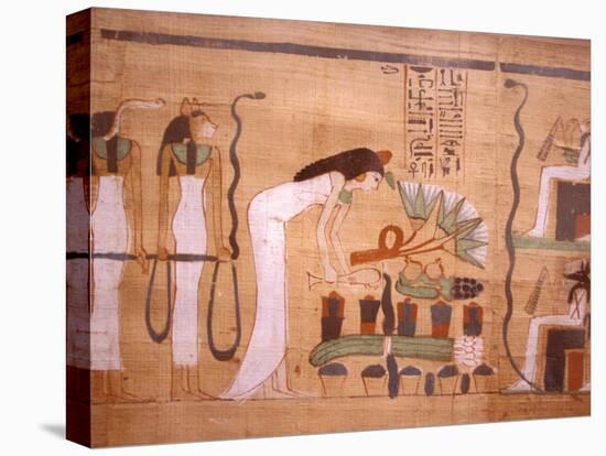 Ancient Papyrus, Cairo Museum of Egyptian Antiquities, Cairo, Egypt-Stuart Westmoreland-Stretched Canvas