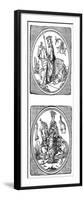 Ancient Playing Cards: King and Queen-null-Framed Giclee Print