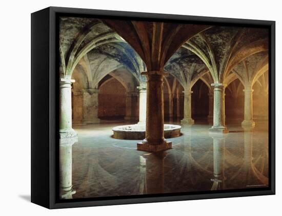 Ancient Portuguese Cistern, El Jadida, Atlantic Coast, Morocco, Africa-Bruno Morandi-Framed Stretched Canvas