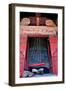 Ancient Red Bronze Bell Tower Red Hammer, Beijing, China-William Perry-Framed Photographic Print