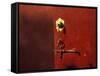 Ancient Red Gate of Forbidden City, Beijing, China-Keren Su-Framed Stretched Canvas