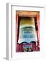 Ancient Red Large Bronze Bell Tower, Beijing, China-William Perry-Framed Photographic Print