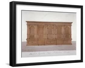 Ancient Register Chest from Southwark Cathedral, London, 1825-G Yates-Framed Giclee Print