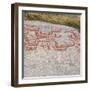Ancient Rock Carvings from Pre-Viking Times, Ostfold Near Halden, Norway, Scandinavia, Europe-G Richardson-Framed Photographic Print