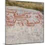 Ancient Rock Carvings from Pre-Viking Times, Ostfold Near Halden, Norway, Scandinavia, Europe-G Richardson-Mounted Photographic Print