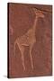 Ancient Rock Etchings, Twyfelfontein, Damaraland, Namibia-David Wall-Stretched Canvas