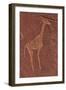 Ancient Rock Etchings, Twyfelfontein, Damaraland, Namibia-David Wall-Framed Photographic Print