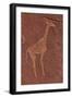 Ancient Rock Etchings, Twyfelfontein, Damaraland, Namibia-David Wall-Framed Photographic Print