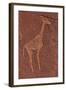 Ancient Rock Etchings, Twyfelfontein, Damaraland, Namibia-David Wall-Framed Photographic Print