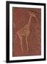 Ancient Rock Etchings, Twyfelfontein, Damaraland, Namibia-David Wall-Framed Photographic Print