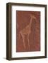 Ancient Rock Etchings, Twyfelfontein, Damaraland, Namibia-David Wall-Framed Photographic Print