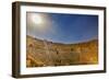 Ancient Roman Amphitheater, Jerash, Jordan.-William Perry-Framed Photographic Print