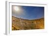 Ancient Roman Amphitheater, Jerash, Jordan.-William Perry-Framed Photographic Print