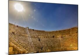 Ancient Roman Amphitheater, Jerash, Jordan.-William Perry-Mounted Photographic Print