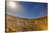 Ancient Roman Amphitheater, Jerash, Jordan.-William Perry-Stretched Canvas