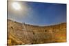 Ancient Roman Amphitheater, Jerash, Jordan.-William Perry-Stretched Canvas