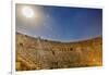 Ancient Roman Amphitheater, Jerash, Jordan.-William Perry-Framed Photographic Print