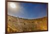 Ancient Roman Amphitheater, Jerash, Jordan.-William Perry-Framed Photographic Print