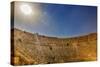 Ancient Roman Amphitheater, Jerash, Jordan.-William Perry-Stretched Canvas