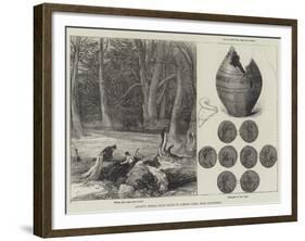 Ancient Roman Coins Found in Cobham Park, Near Gravesend-null-Framed Giclee Print