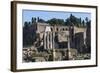 Ancient Roman Forum and the Three Columns of Temple of Castor and Pollux, Rome, Lazio, Italy-James Emmerson-Framed Photographic Print