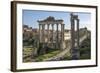 Ancient Roman Road Traverses the Columns and Ruins in the Forum of Ancient Rome, Rome, Lazio, Italy-James Emmerson-Framed Photographic Print